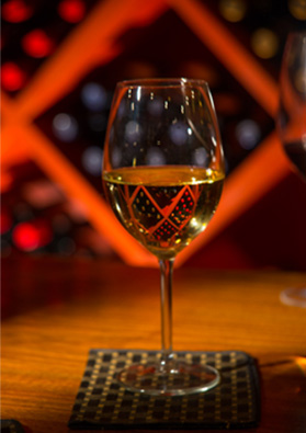 Wine Glass With Reflection